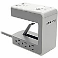 Eaton Tripp Lite Series 6-Outlet Surge Protector w/2 USB-A (2.4A Shared) & 1 USB-C (3A) - 8 ft. Cord, 1080 Joules, Desk Clamp - TLP648USBC 1 thumbnail image