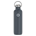 LifeFactory Stainless Steel Vacuum-Insulated Sport Bottle, 32 Oz, Carbon 1 thumbnail image