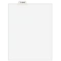 Avery® Individual Legal Dividers Avery® Style, Bottom Tab, 8 1/2" x 11", EXHIBIT D, Pack Of 25