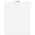 Avery® Individual Legal Dividers Avery® Style, Bottom Tab, 8 1/2" x 11", EXHIBIT H, Pack Of 25