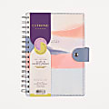 2026 Citrine Monthly/Weekly Small Customizable Twin Loop Planner, 5-3/4" x 8", Serene Shapes, January To December, PZ0027S014 1 thumbnail image