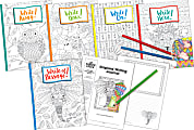 Barker Creek Color Me! Bohemian Animals Inspired Writing Journals, Grade 4 - College, Pack Of 10 1 thumbnail image