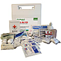 ProGuard 50-Person First Aid Kit - 50 x Individual(s) - 11.4" Height x 3.1" Width11.3" Length - Plastic Case - 6 / Carton