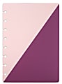 TUL® Discbound Notebook Covers, Junior Size, Pink/Purple, Pack of 2 Covers