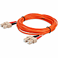 AddOn 6m SC to SC Orange OM1 Duplex OFNR (Riser-Rated) MMF Fiber Patch Cable - 100% application tested and guaranteed compatible 1 thumbnail image