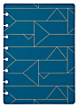 TUL® Discbound Notebook Covers, Junior Size, Blue Geo, Pack of 2 Covers 1 thumbnail image