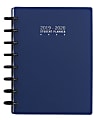  TUL™ Custom Note-Taking System Discbound Weekly/Monthly Student Planner, 5-1/2" x 8-1/2", Navy, July 2019 To June 2020, TULSTDPLNR-AY19-NY