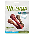 Whimzees Brushzees Natural Dental Chews, Small, 7.4 Oz, Total Qty 4 1 thumbnail image