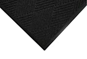 M+A Matting WaterHog Max Diamond Classic Mat, 6' x 20', Black Smoke, Smooth backing 1 thumbnail image
