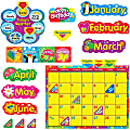Trend WipeOff Stars/Swirls Calendar Bulletin Board Set - Learning Theme/Subject - Reusable - 1 Set