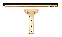 Unger 12" GoldenClip Brass Squeegee - 12" Length - Screw Lock Handle - Brass - 1Each