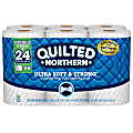 Quilted Northern® Ultra Soft & Strong®  2-Ply Toilet Paper, 164 Sheets Per Roll, Pack Of 12 Double Rolls 1 thumbnail image
