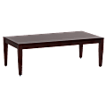 Lorell® Solid Wood Coffee Table, Mahogany