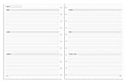 TUL® Discbound Undated Weekly/Monthly Refill Pages, Letter Size, 68 Sheets 1 thumbnail image