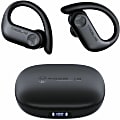 TREBLAB X3 Pro - True Wireless Earbuds with Earhooks - 145H Battery Life, Bluetooth 5.0, IPX5 Waterproof Earbuds - TWS Bluetooth Headphones with Charging case for Sport, Running, Workout - Black - Stereo - True Wireless - Bluetooth - 33 ft - 20 Hz