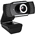 Adesso CyberTrack H4 1080P USB Webcam - 2.1 Megapixel - 30 fps - Manual Focus-Tripod Mount - 1920 x 1080 Video - Works with Zoom, Webex, Skype, Team, Facetime, Windows, MacOS, and Android Chrome OS