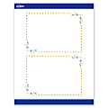 Avery® Printable Invitation Cards With Sure Feed® Technology, 5" x 7", Matte White With Gold Dots/Green Floral Design, Pack Of 20 1 thumbnail image