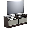 Inval Flat-Screen TV Stand For 50" TVs, 19 13/16"H x 47 1/4" x 15 3/4"D, Espresso-Wenge