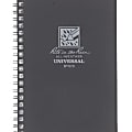 Rite in the Rain All-Weather Spiral Notebooks, 4-5/8" x 7", Gray, Pack Of 6 Notebooks