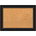 Amanti Art Cork Bulletin Board, 29" x 21", Natural, Trio Oil Rubbed Bronze Polystyrene Frame 1 thumbnail image
