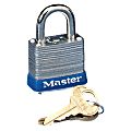 Master Lock® Laminated Padlock, Steel, Silver 1 thumbnail image