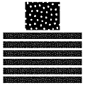 Teacher Created Resources® Border Trim, White Painted Dots On Black, 35’, Set Of 6 Packs 1 thumbnail image