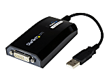 StarTech.com USB to DVI Adapter - 1920x1200 - External Video & Graphics Card - Dual Monitor Display Adapter Cable - USB2DVIPRO2 1 thumbnail image