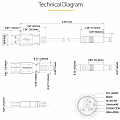 StarTech.com 1m USB to Type N Barrel 5V DC Power Cable - USB A to 5.5mm DC - Charge your 5V DC devices from your computer through a USB port - usb to 5v dc power cable - usb to 5.5mm - usb to dc plug