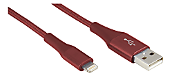 Ativa® Lightning Cable, 6', Rosewood, 46413