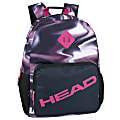 HEAD Athletic Travel Backpack With 17" Laptop Pocket, Blue/Pink