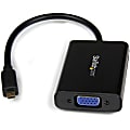 StarTech.com Micro HDMI® to VGA Adapter Converter with Audio  - MCHD2VGAA2 1 thumbnail image