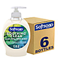 Softsoap Liquid Hand Soap Pump - Soothing Aloe Vera - Aloe Vera Scent - 7.5 fl oz (221.8 mL) - Pump Bottle Dispenser - Dirt Remover - Hand - Pearl - 6 / Carton