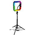 Bower RGB Quad Modular Light Kit With Tripod, 60"H, 5-Watt, Black 1 thumbnail image