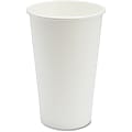 Genuine Joe Disposable Hot Cup - 50 - 16 fl oz - 1000 / Carton - White - Coffee, Hot Drink 1 thumbnail image