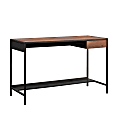 Sauder® Boulevard Café® 49"W Computer Desk With Lower Storage Shelf, Black/Vintage Oak