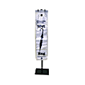 Wet Umbrella Bag Stand, Powder Coated Steel, 10w x 10d x 40h, Black 1 thumbnail image