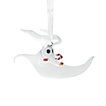 Hallmark Resin Christmas Ornament, 2-1/4” x 2-1/4” x 1-1/2”, Disney Tim Burton's The Nightmare Before Christmas Zero With Candy Cane 1 thumbnail image