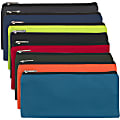 Trailmaker Ziptop Pencil Cases, 4-1/2”H x 1-“W x 1/2”D, Assorted Colors, Pack Of 100 Cases 1 thumbnail image