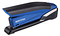 PaperPro InPower™ Spring-Powered Desktop Stapler, 20-Sheet Capacity, Blue