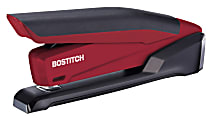 PaperPro InPower™ Spring-Powered Desktop Stapler With Antimicrobial Protection, 20-Sheet Capacity, Red