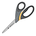 Westcott® Titanium UltraSmooth® Scissors, 8", Bent, Gray/Yellow