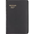 AT-A-GLANCE® Telephone/Address Book, 4 7/8" x 8", Black