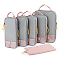 BAGSMART Polyester Packing Cubes, Pink, Set Of 6 Cubes 1 thumbnail image