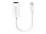 Belkin® Mini DisplayPort Male To HDMI™ Female Adapter, White, BKNF2CD021EB