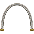 Certified Appliance Accessories Braided Stainless Steel Water Heater Connector - 24" - Silver, Stainless Steel - Stainless Steel, Vinyl, Polyvinyl Chloride (PVC), Polyester 1 thumbnail image