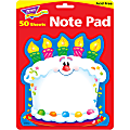 Trend Bright Birthday Shaped Note Pad - 50 x Multicolor - 5" x 5" - Birthday Cake - Multicolor - Acid-free, Die-cut - 1 Pad