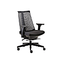 Boss Contemporary Ergonomic Mesh High-Back Chair, Poly/Fabric, Black, B6550-BK
