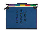 Pendaflex® Hanging-Style Personnel File Folder, 2" Expansion, 9-1/2" x 11-3/4", Letter Size, Blue 1 thumbnail image