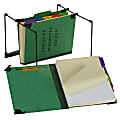 Pendaflex® Hanging Style Personnel Folder, 9 1/2" x 11 3/4", 2" Expansion, Green 1 thumbnail image