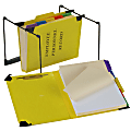 Pendaflex® Hanging Style Personnel Folder, 9 1/2" x 11 3/4", 2" Expansion, Yellow